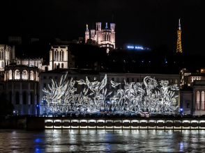 Vision, colline de Fourvière, Fête des Lumières 2021 © Brice Robert, www.b-rob.com