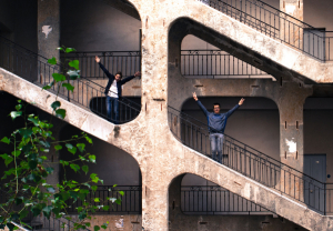 La cour des Voraces à la Croix-Rousse © Delphine Castel